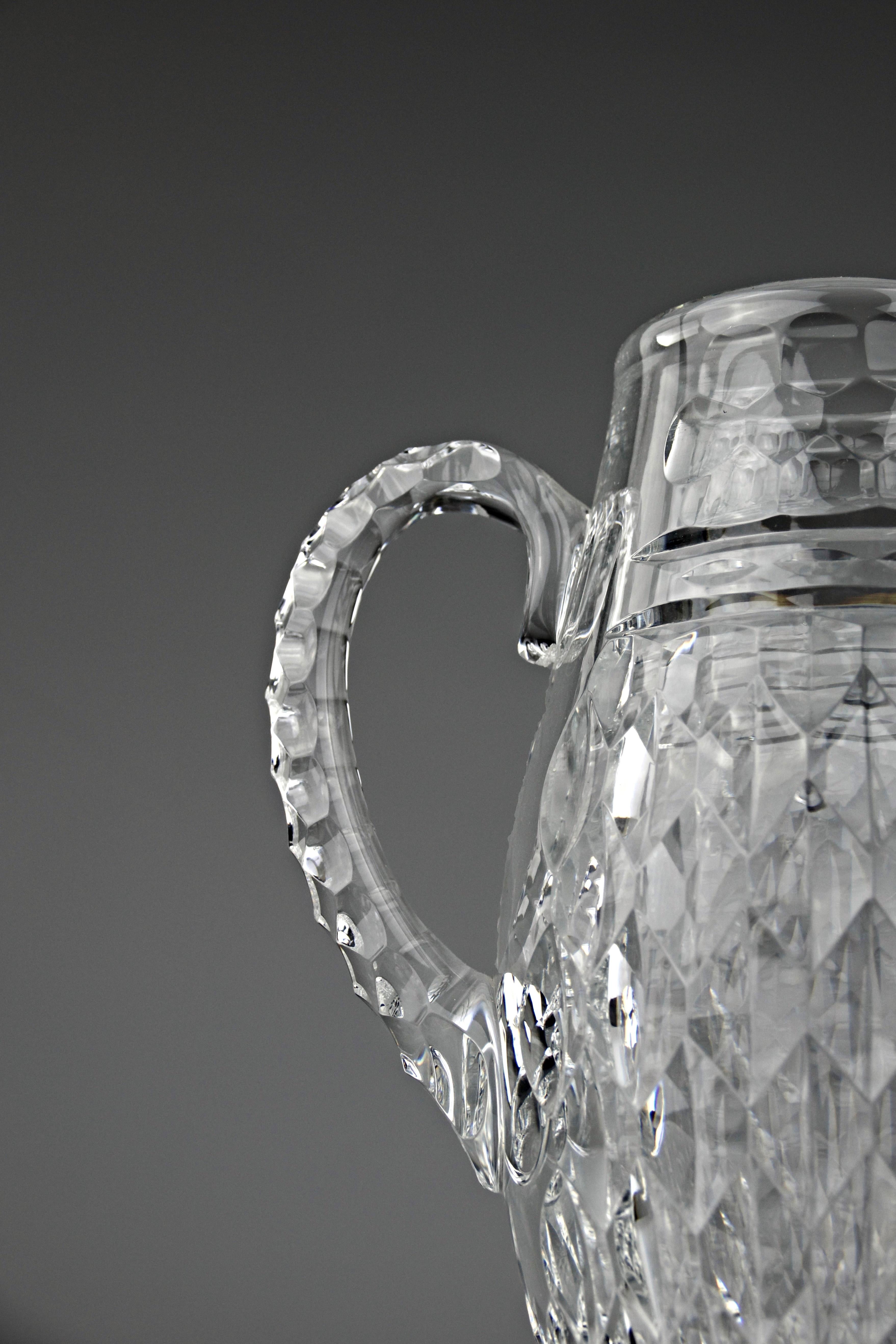 baccarat water pitcher