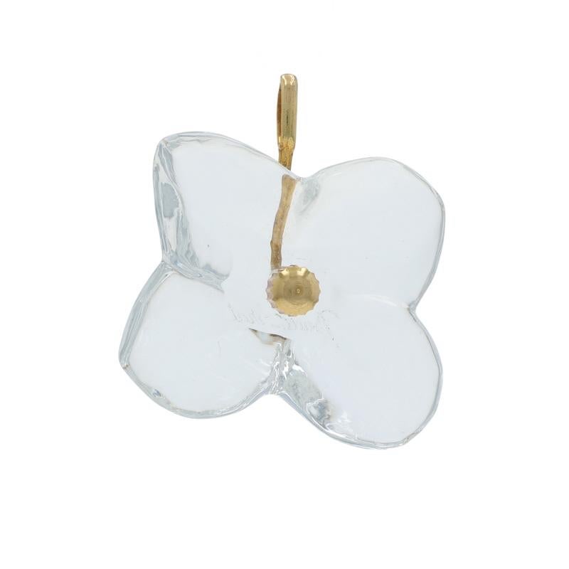 Marke: Baccarat
Collection'S: Hortensia

Metallgehalt: 18k Gelbgold

Informationen zu Stein

Kristall

Thema: Blume

Messungen

Höhe (ab stationärem Bügel): 1 3/32