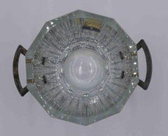 Seau à glace Baccarat:: objet décoratif original:: 1970