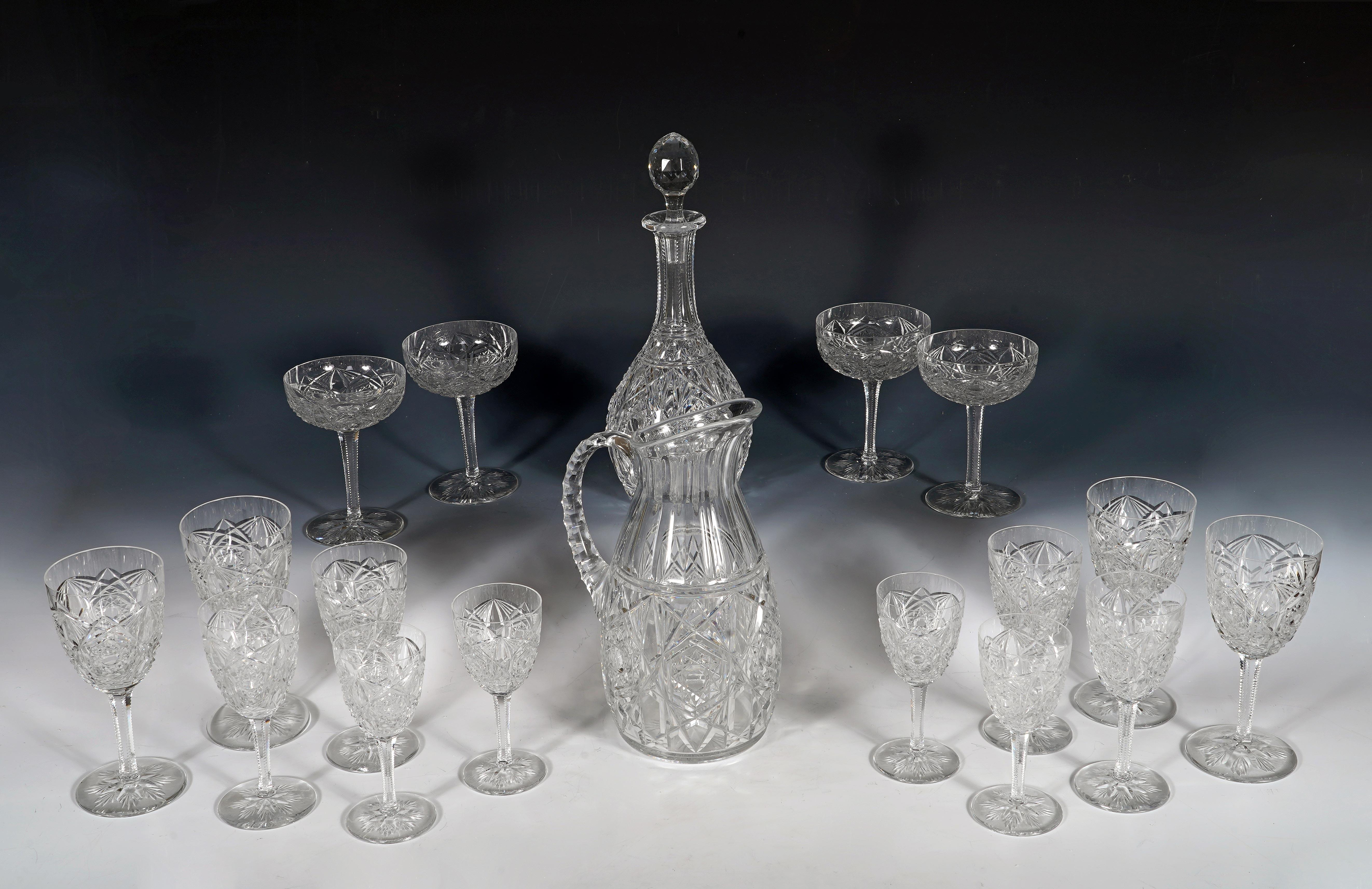 Baccarat, Servicio de cristal 