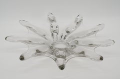 Grand centre de table en cristal de Baccarat, années 1950