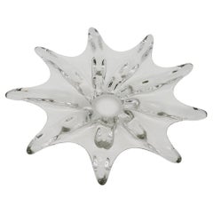 Grand centre de table en cristal de Baccarat, années 1950
