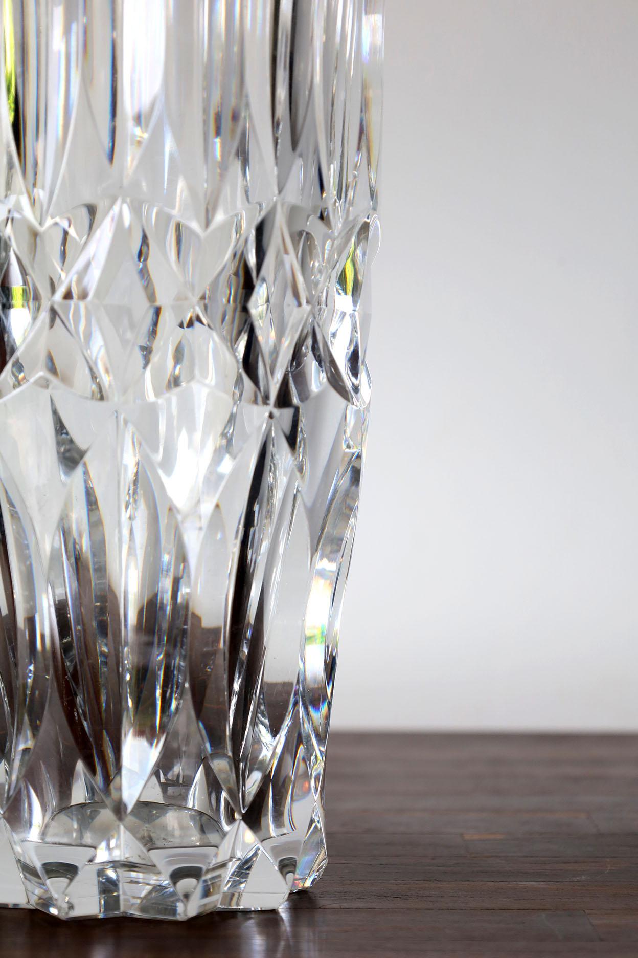 Francese Vaso da fiori grande di Baccarat in vendita