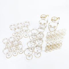 Baccarat. Louis XVI style 43-piece glassware, France, mid-19th century