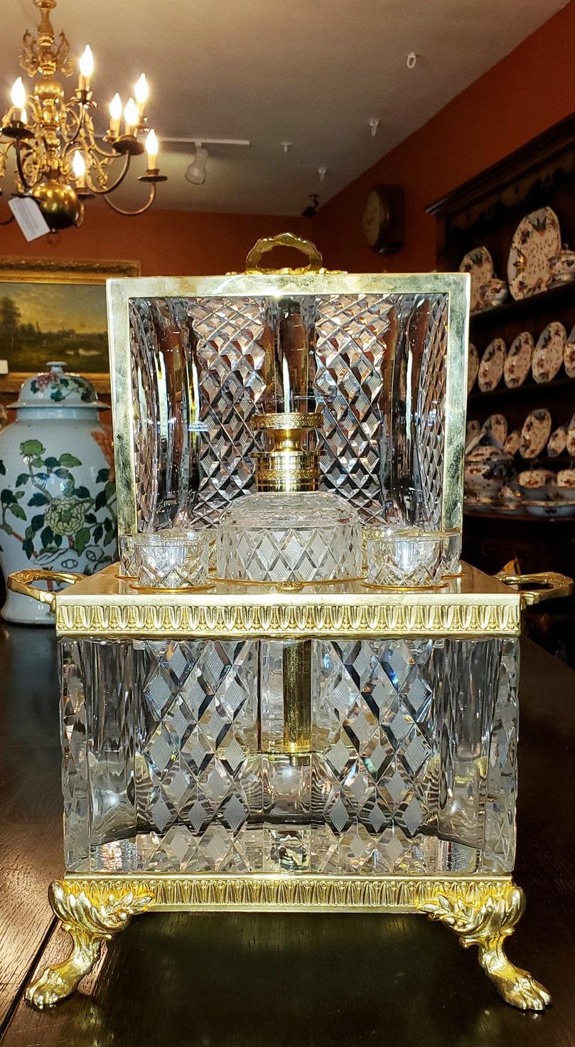 Baccarat Louis XVI Style Domed Crystal Decanter Box 11