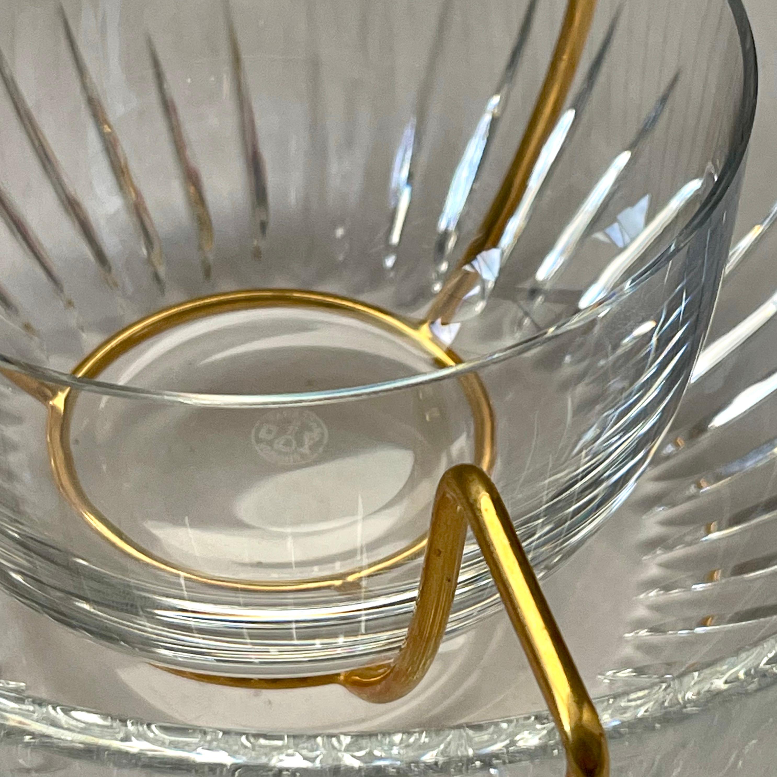 Modern Baccarat Massena Crystal Caviar Bowl