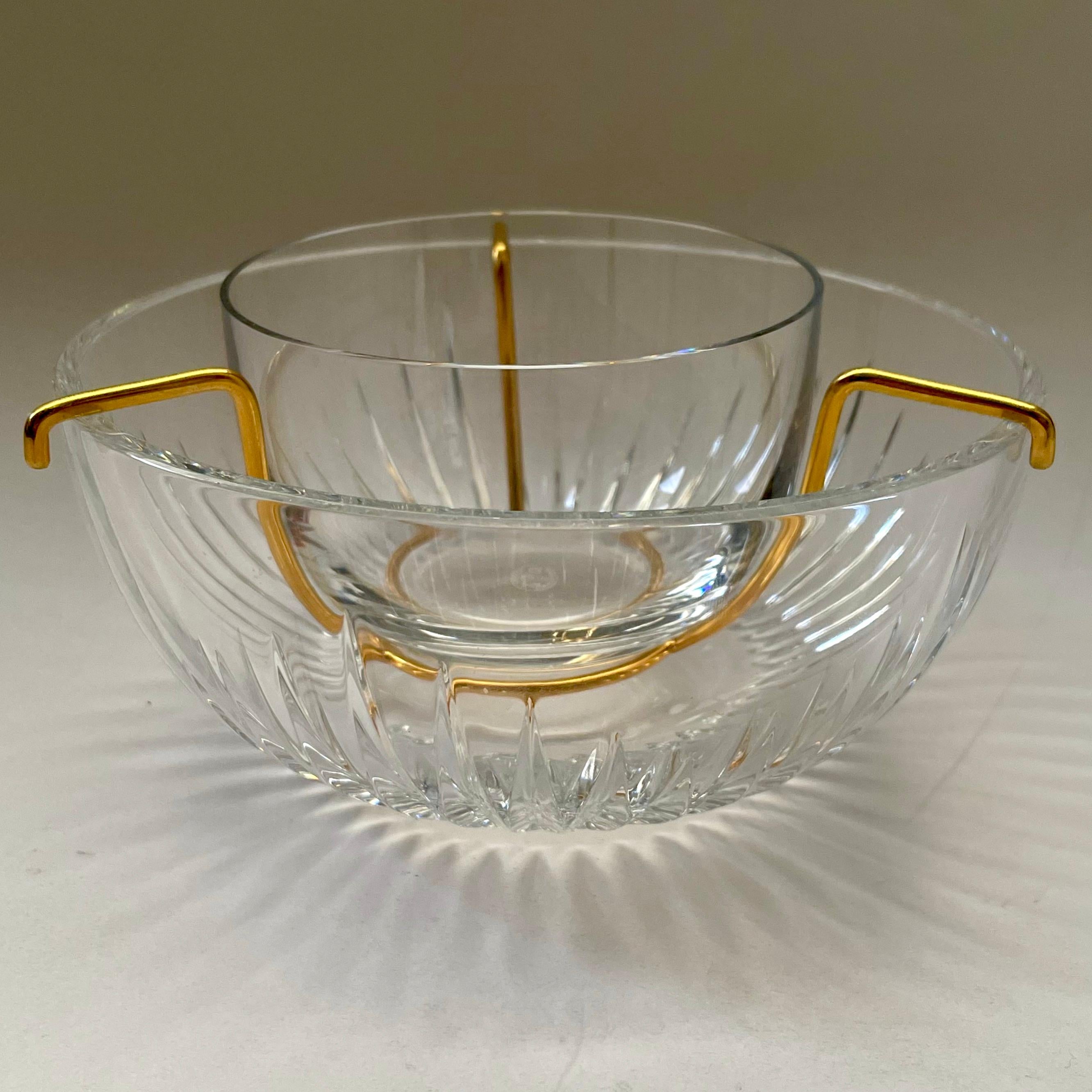 French Baccarat Massena Crystal Caviar Bowl