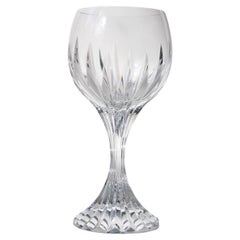 Ensemble de 6 verres à vin blancs en cristal « Massena » de Baccarat