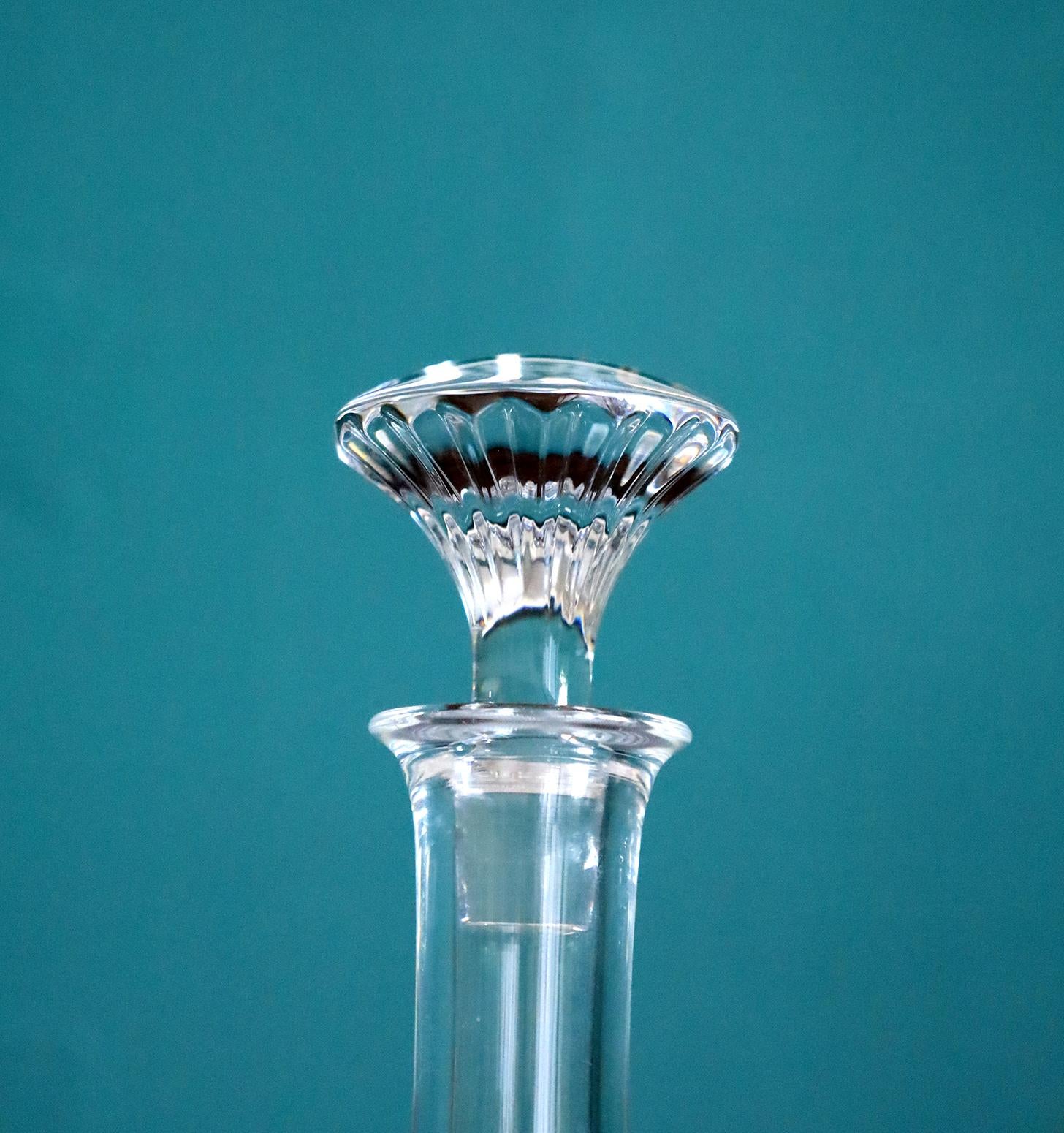 French Baccarat Massenà Whiskey Decanter For Sale