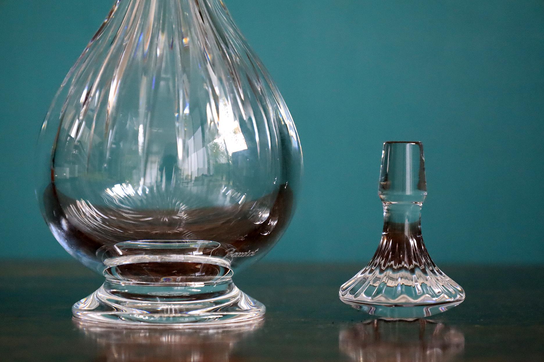 Late 20th Century Baccarat Massenà Whiskey Decanter For Sale