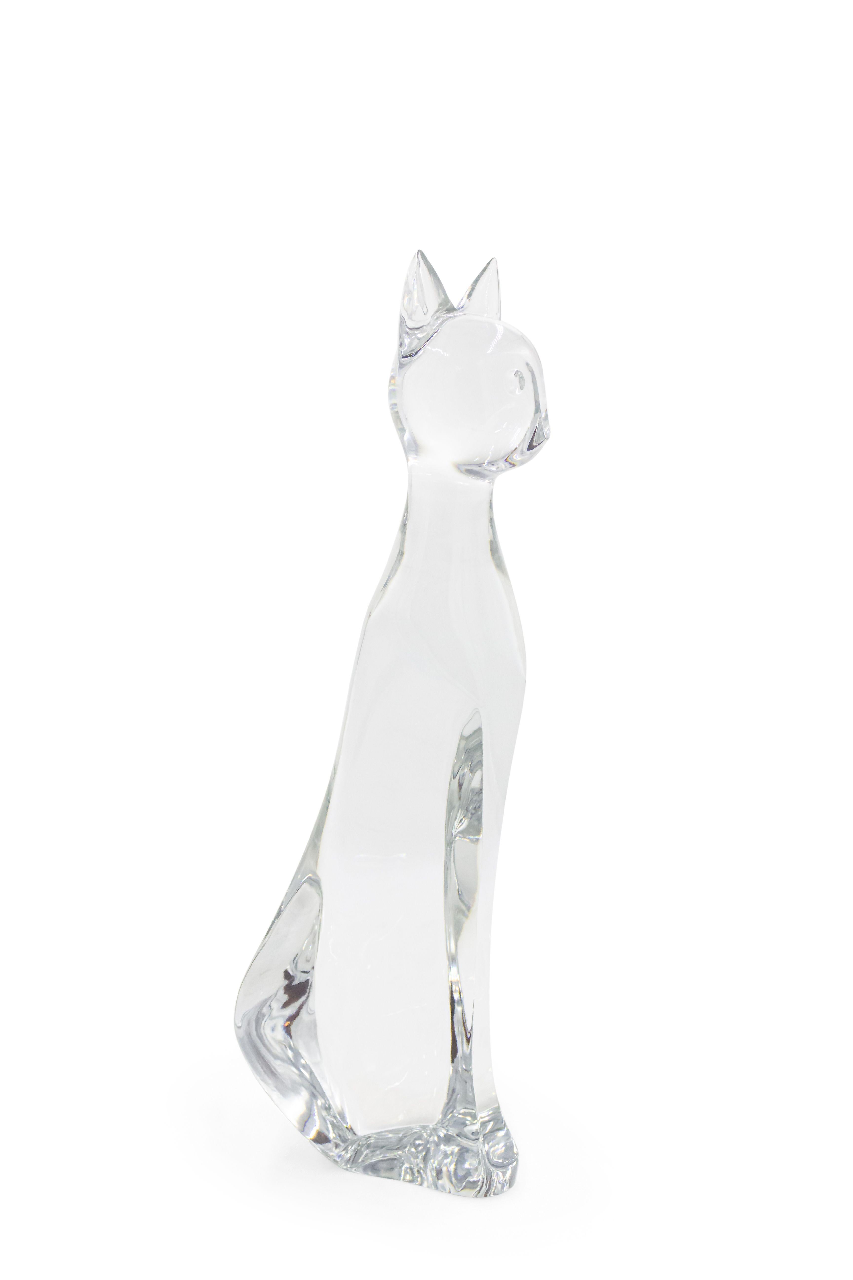 crystal cat figurine