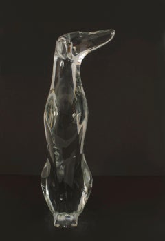 Baccarat Mid-Century Crystal Dog