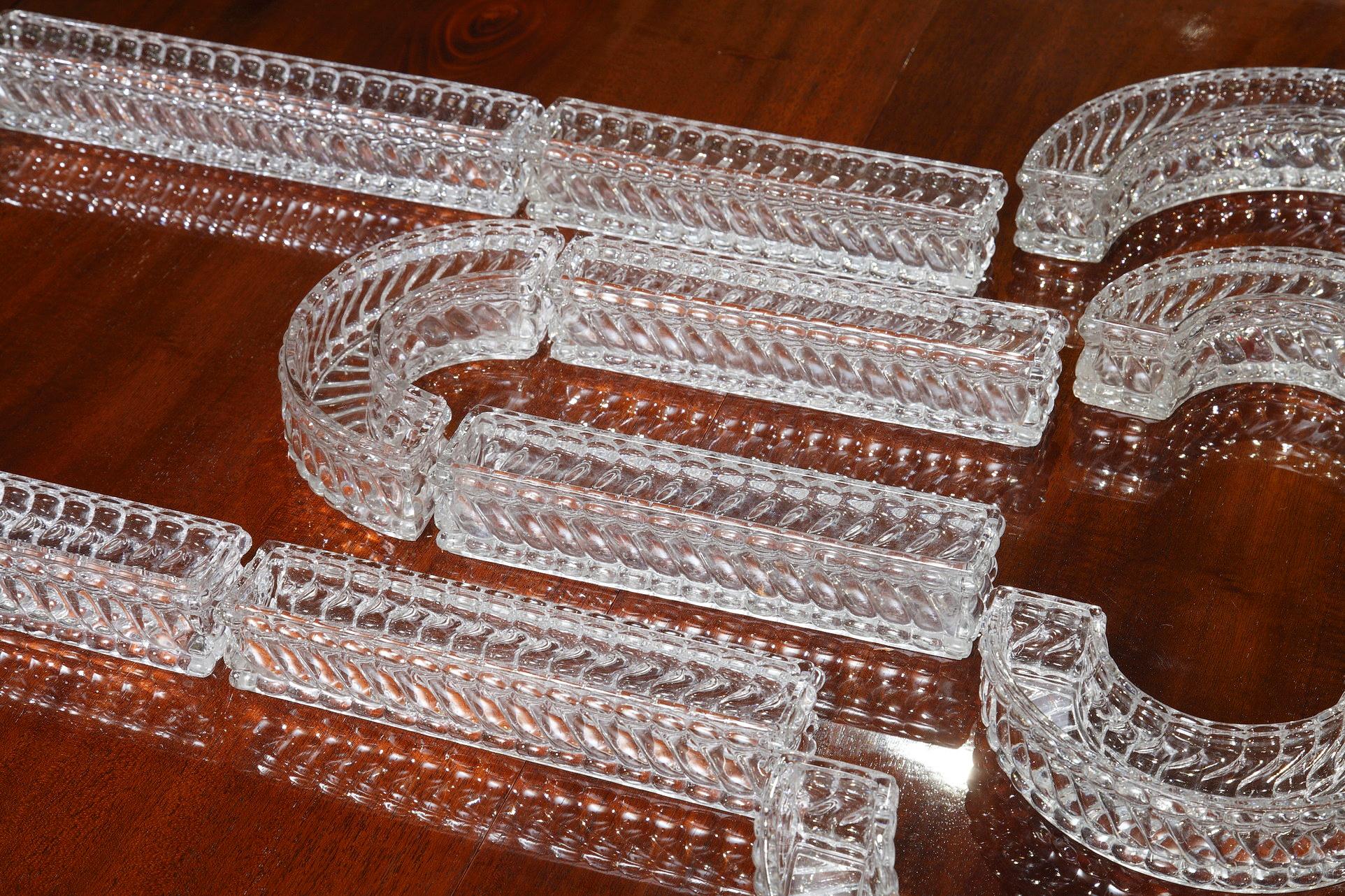 Baccarat Molded Crystal Centerpiece 6