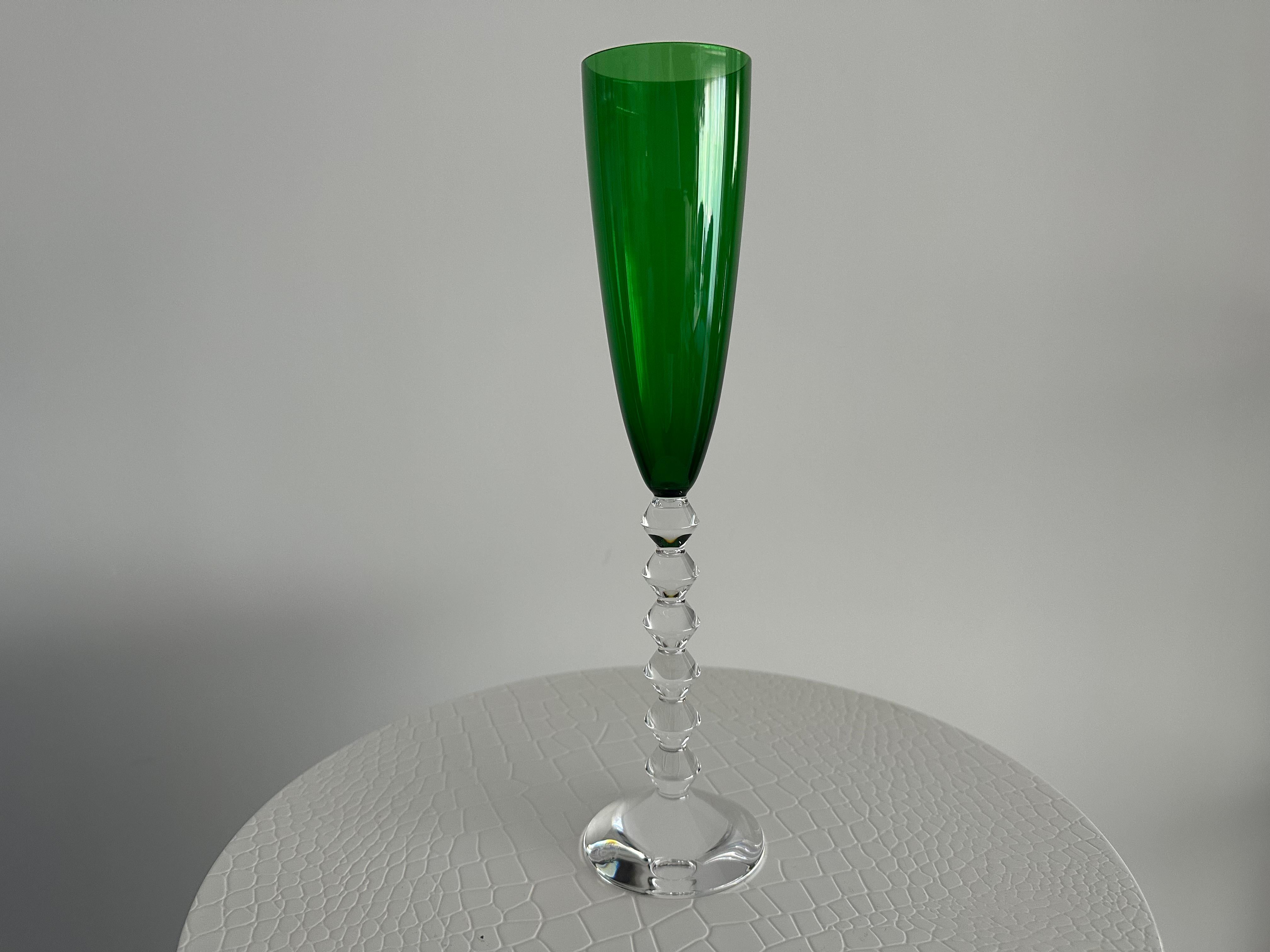 Baccarat Multi-Color Wine Glasses, Set of 6 items in Stock For Sale 3