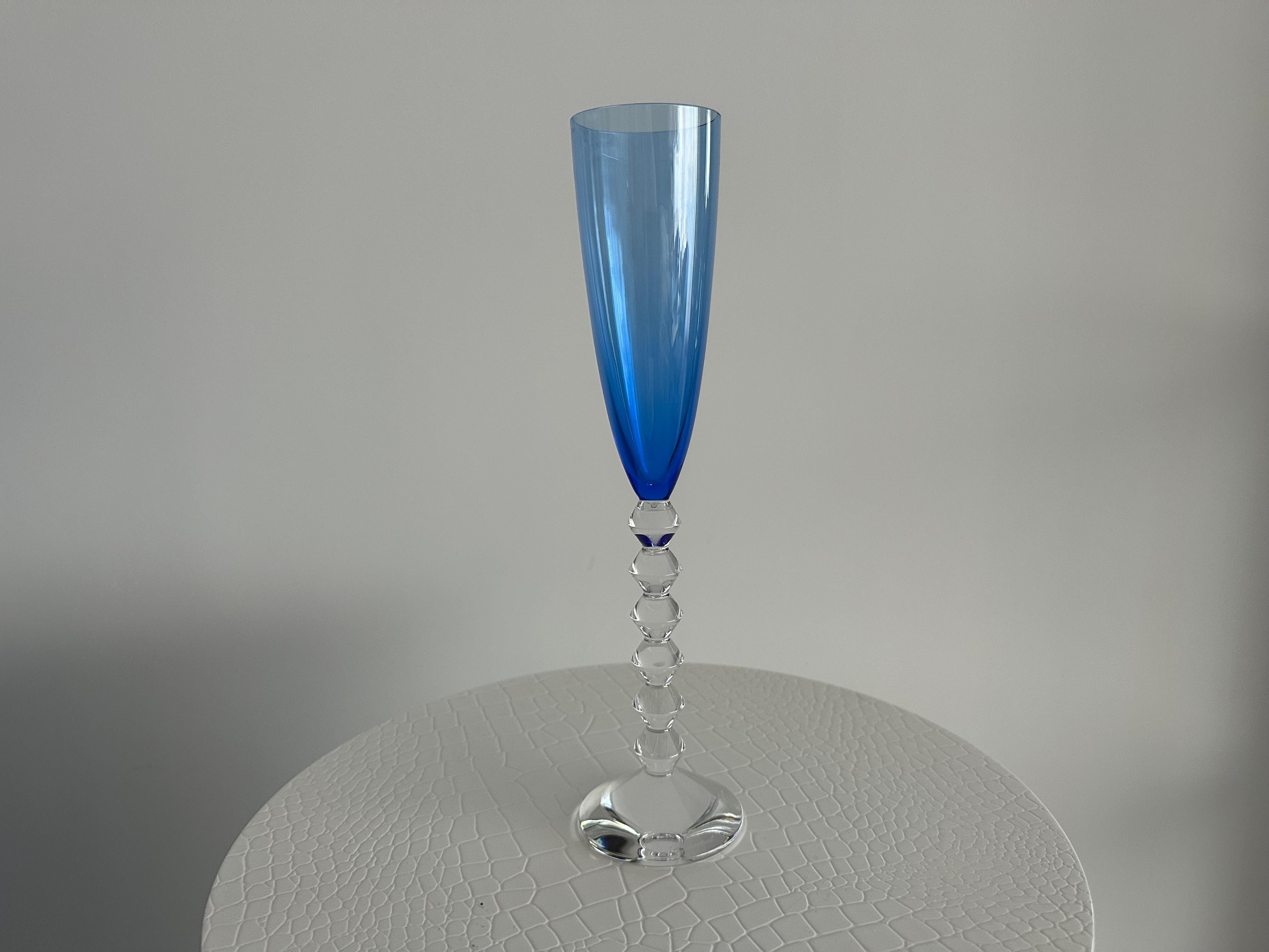 Baccarat Multi-Color Wine Glasses, Set of 6 items in Stock For Sale 4