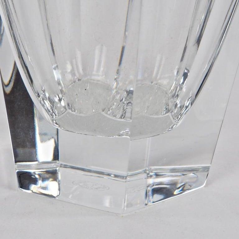 Mid-Century Modern Baccarat Nelly Cut Crystal Vase