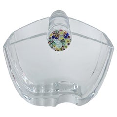 Baccarat "Oceanie" Crystal Millefiori Vase Designed by Thomas Bastide