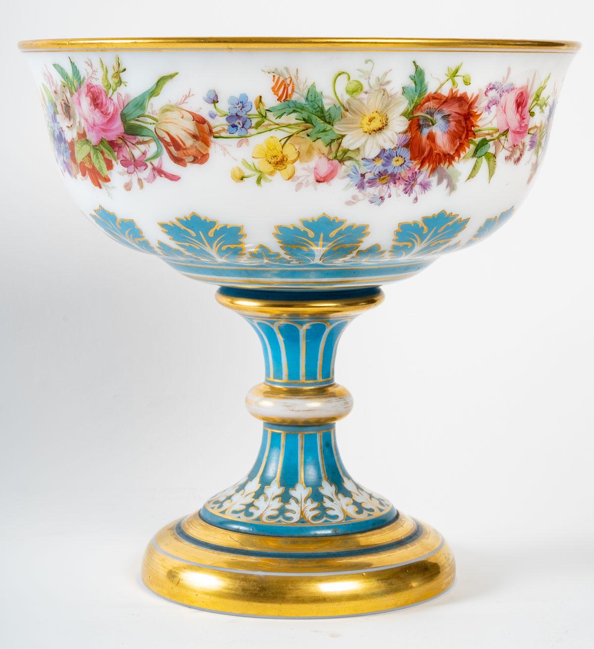 French Baccarat Opaline Cup For Sale
