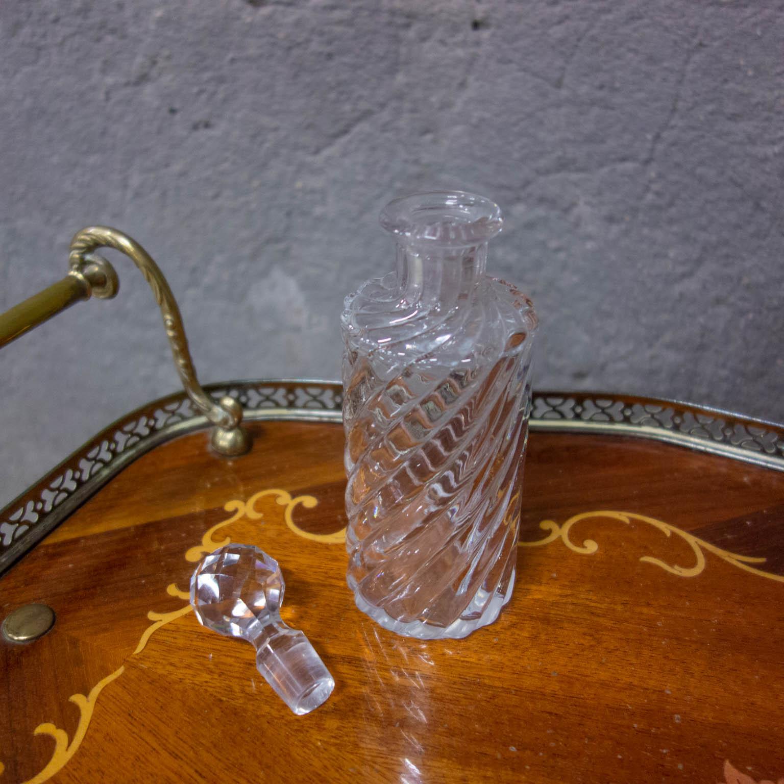Baccarat “Open Tantalus” Oriental Crystal Carafe Set, Paris, 1870 For Sale 3