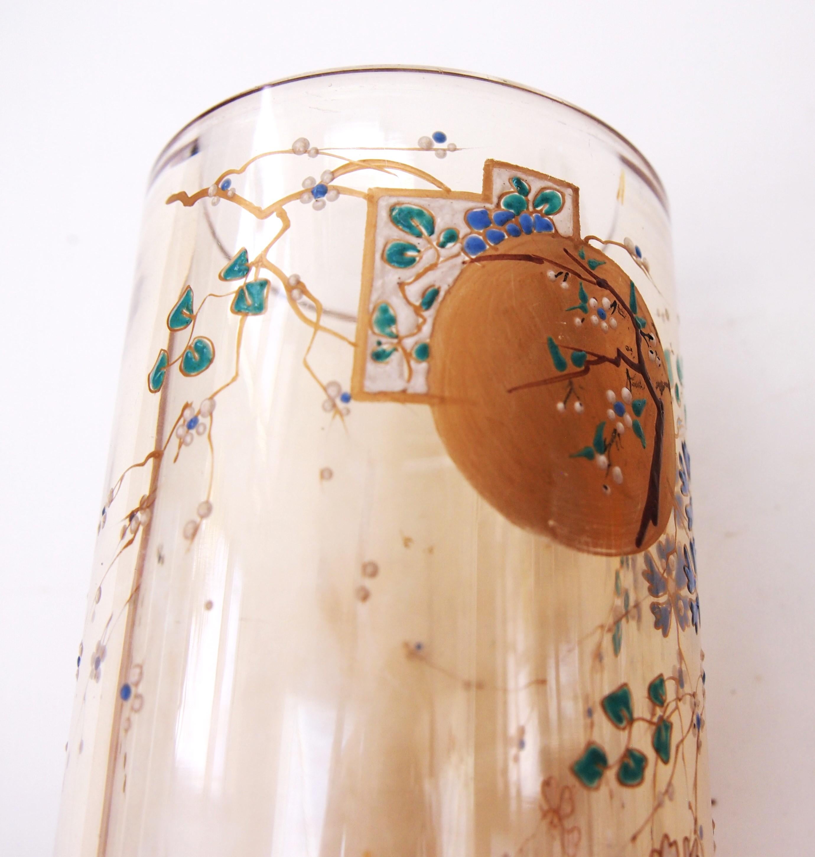 Paire de vases sur pied en cristal Clair de Lune de Baccarat, designés par Eugène Rousseau  en vente 7