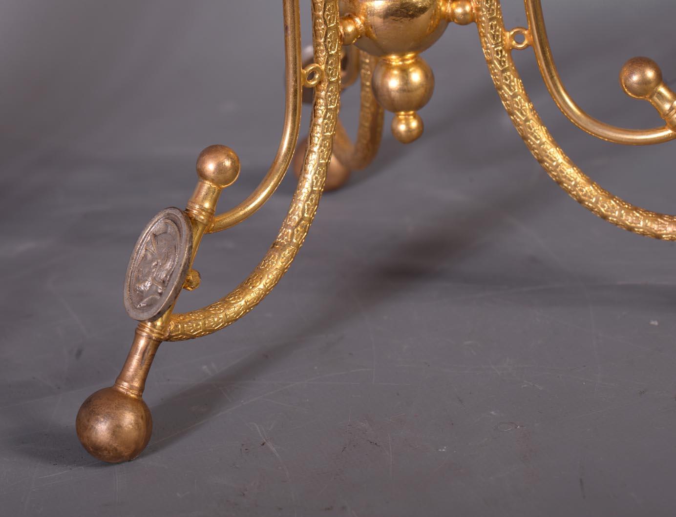 Bronze BACCARAT, Pair of Mounted Vases, circa 1878 For Sale