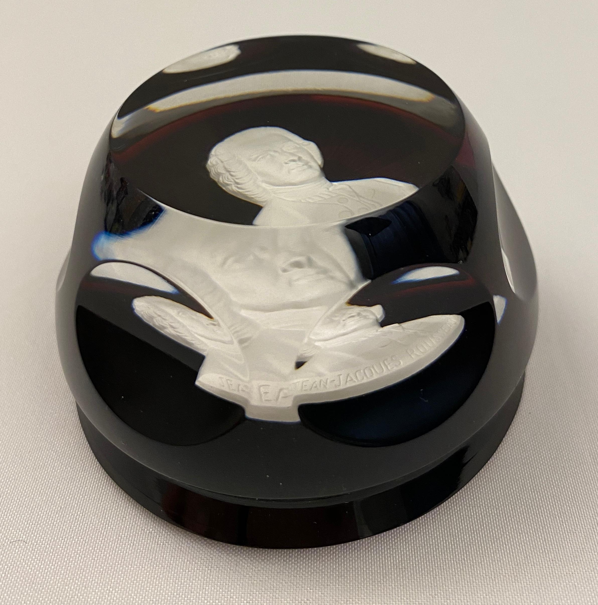 Glass Baccarat Paperweight For Sale