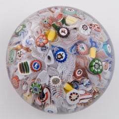 Baccarat Paperweight Gridel Millefiori B1847