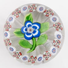 Baccarat Paperweight Primrose And Millefiori c1850