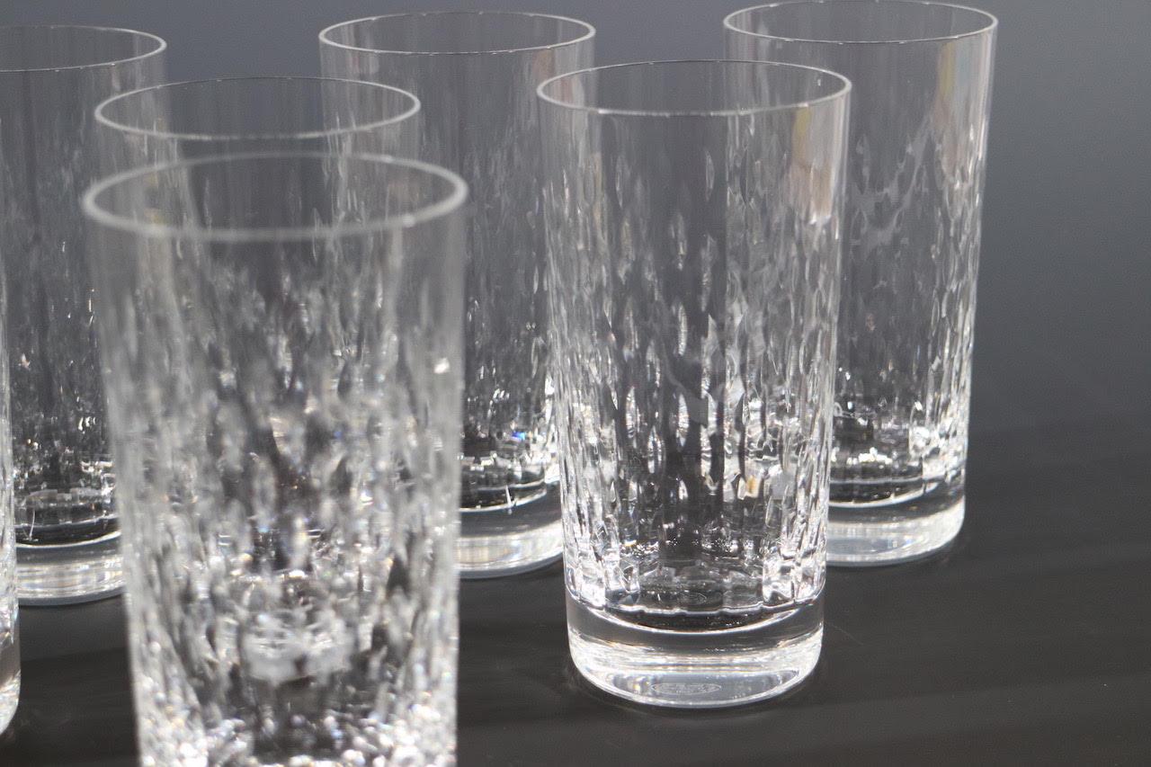 French Baccarat 'Paris' Cut Crystal Higball Glass Set