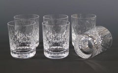 Baccarat 'Paris' Cut Crystal Tumbler Glass Set