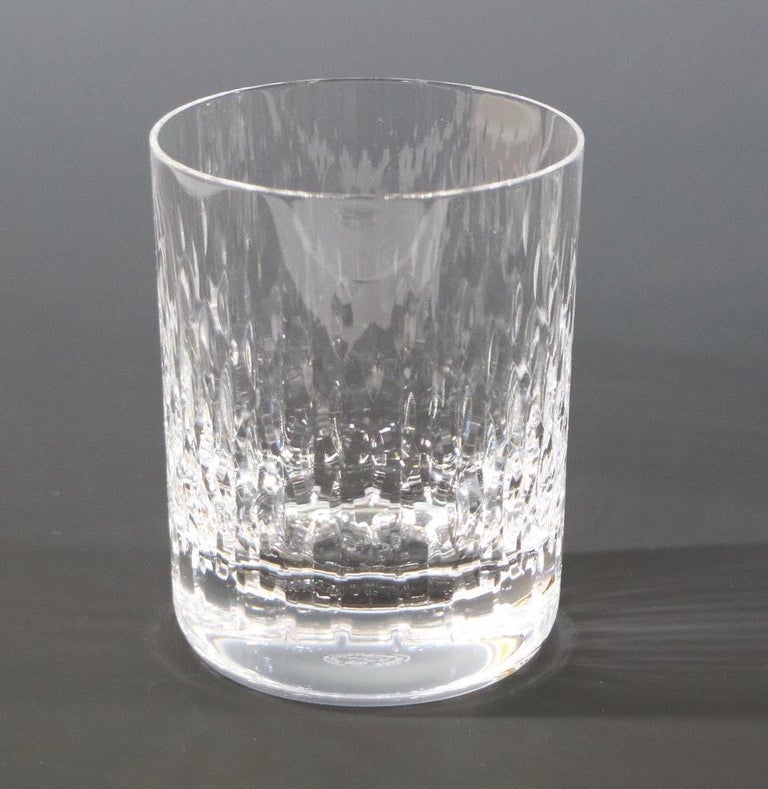 Baccarat 'Paris' Cut Crystal Tumbler Glass Set at 1stDibs
