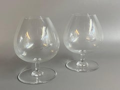 Baccarat Perfection French Crystal Cognac Glasses, A Pair