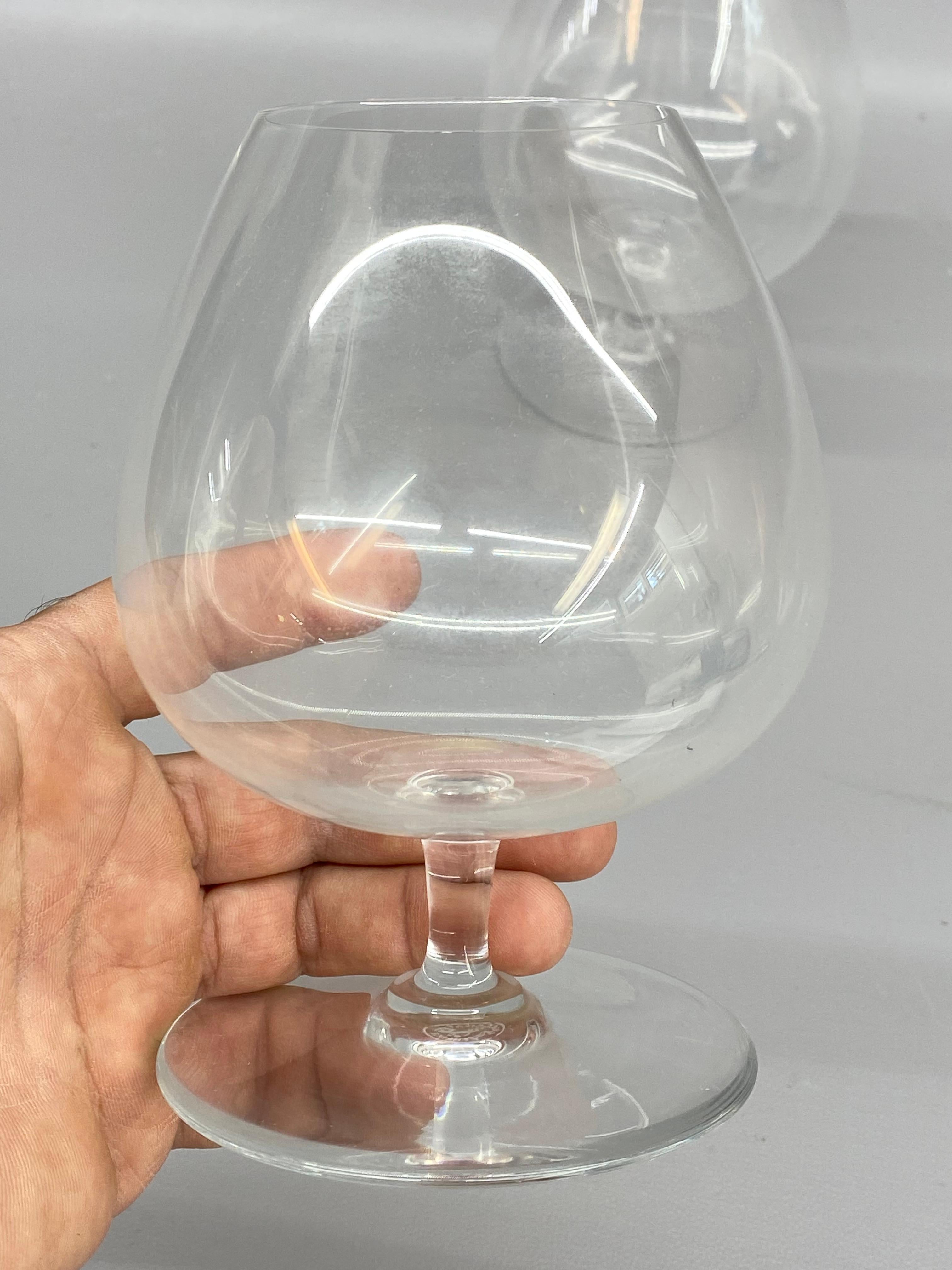 Copas de coñac de cristal francés Baccarat Perfection, Pareja Otro en venta