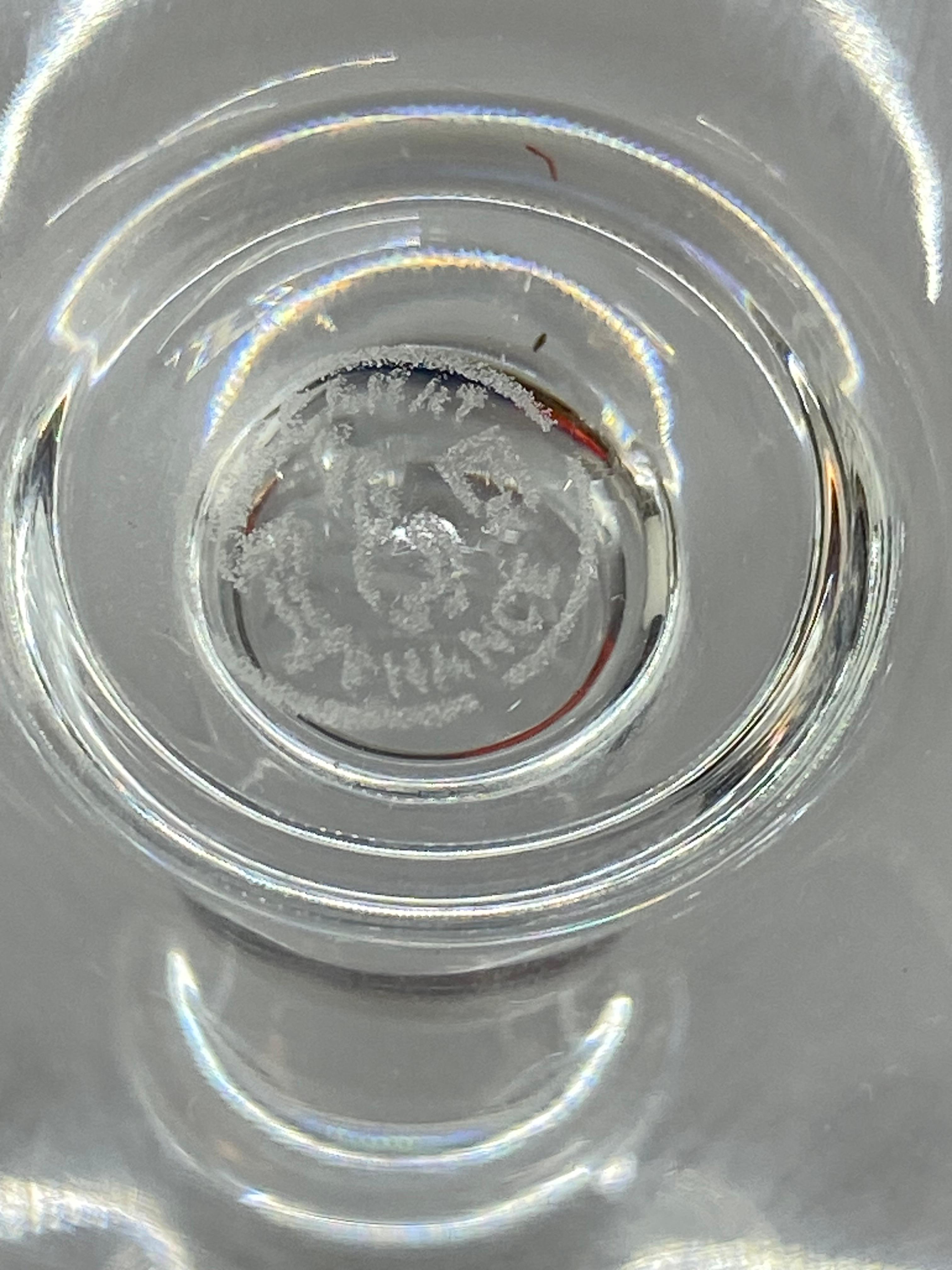 Copas de coñac de cristal francés Baccarat Perfection, Pareja en Bueno estado para la venta en Garnerville, NY