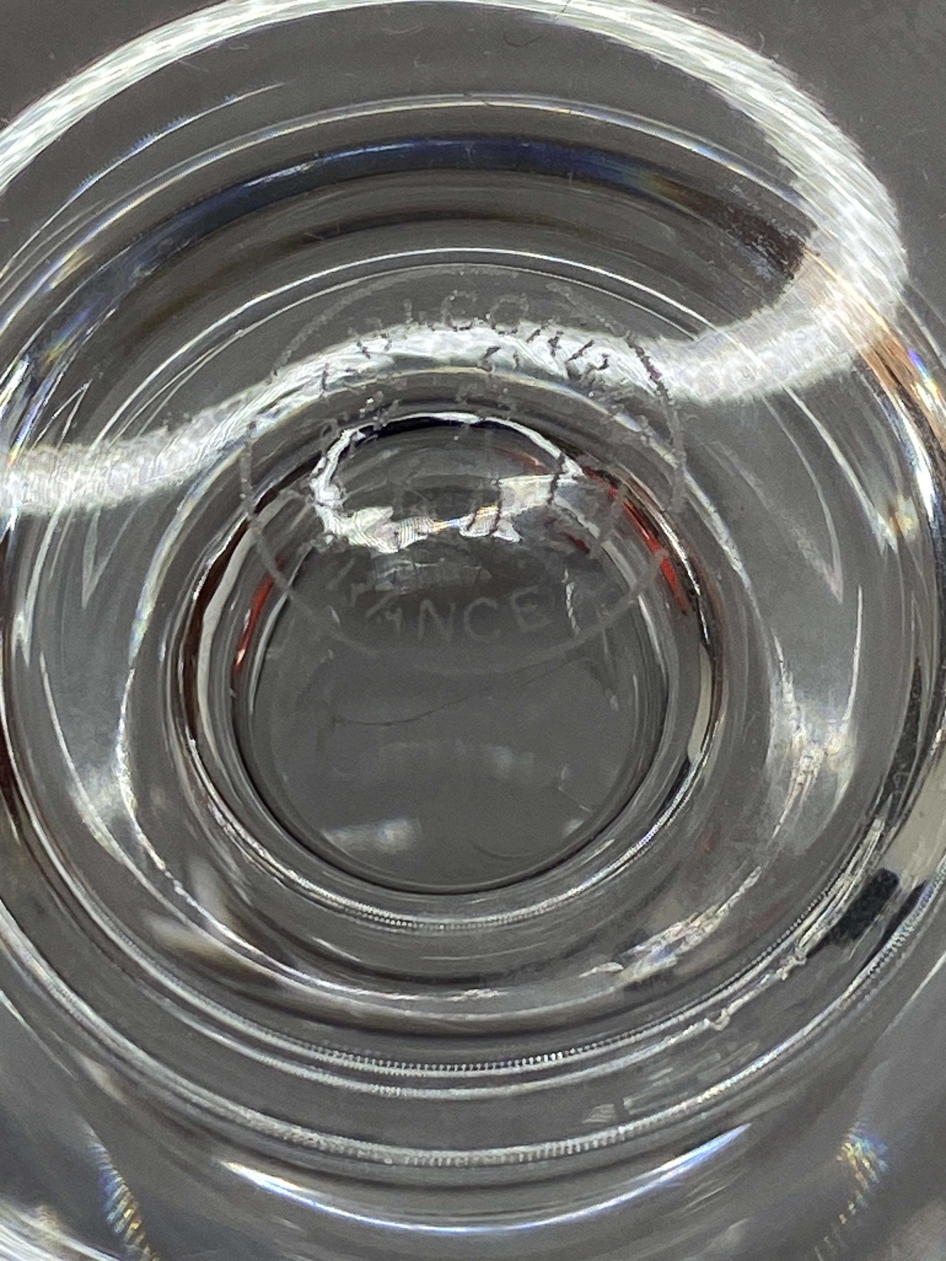 Copas de coñac de cristal francés Baccarat Perfection, Pareja siglo XX en venta