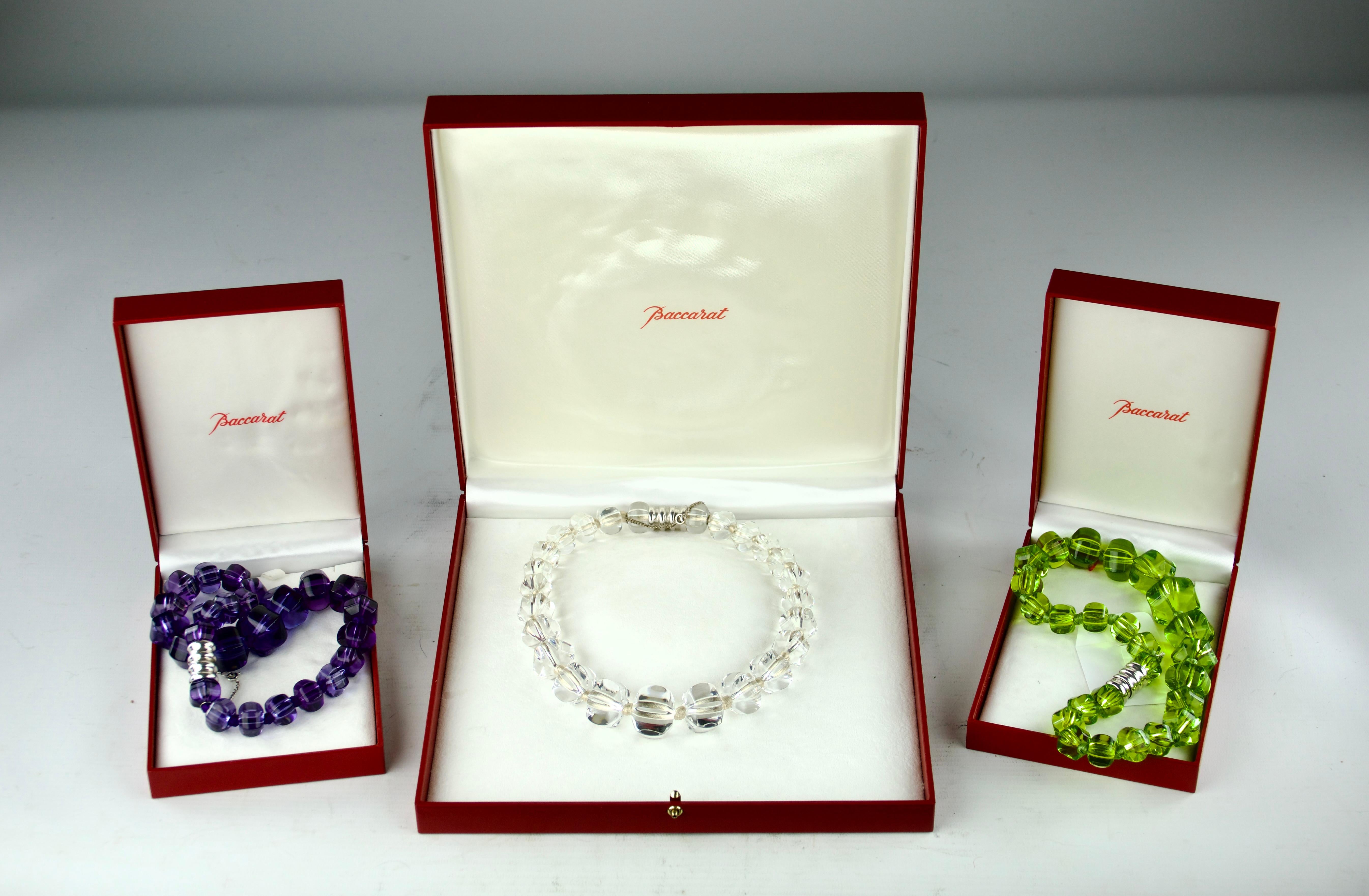 da uomo o donna Baccarat, Collana 