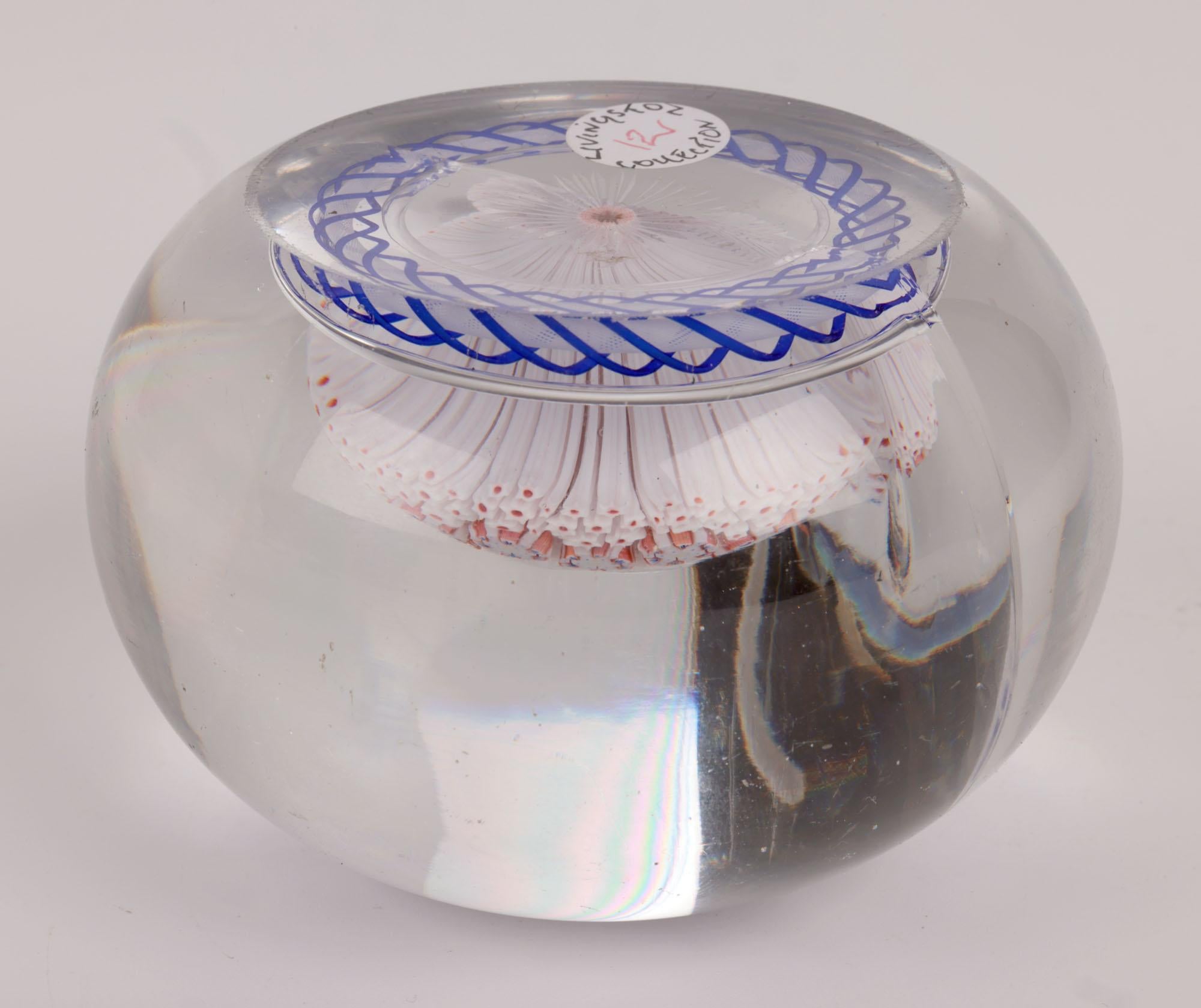 Baccarat Rare Concentric Close Pack Mushroom Glass Paperweight For Sale 5