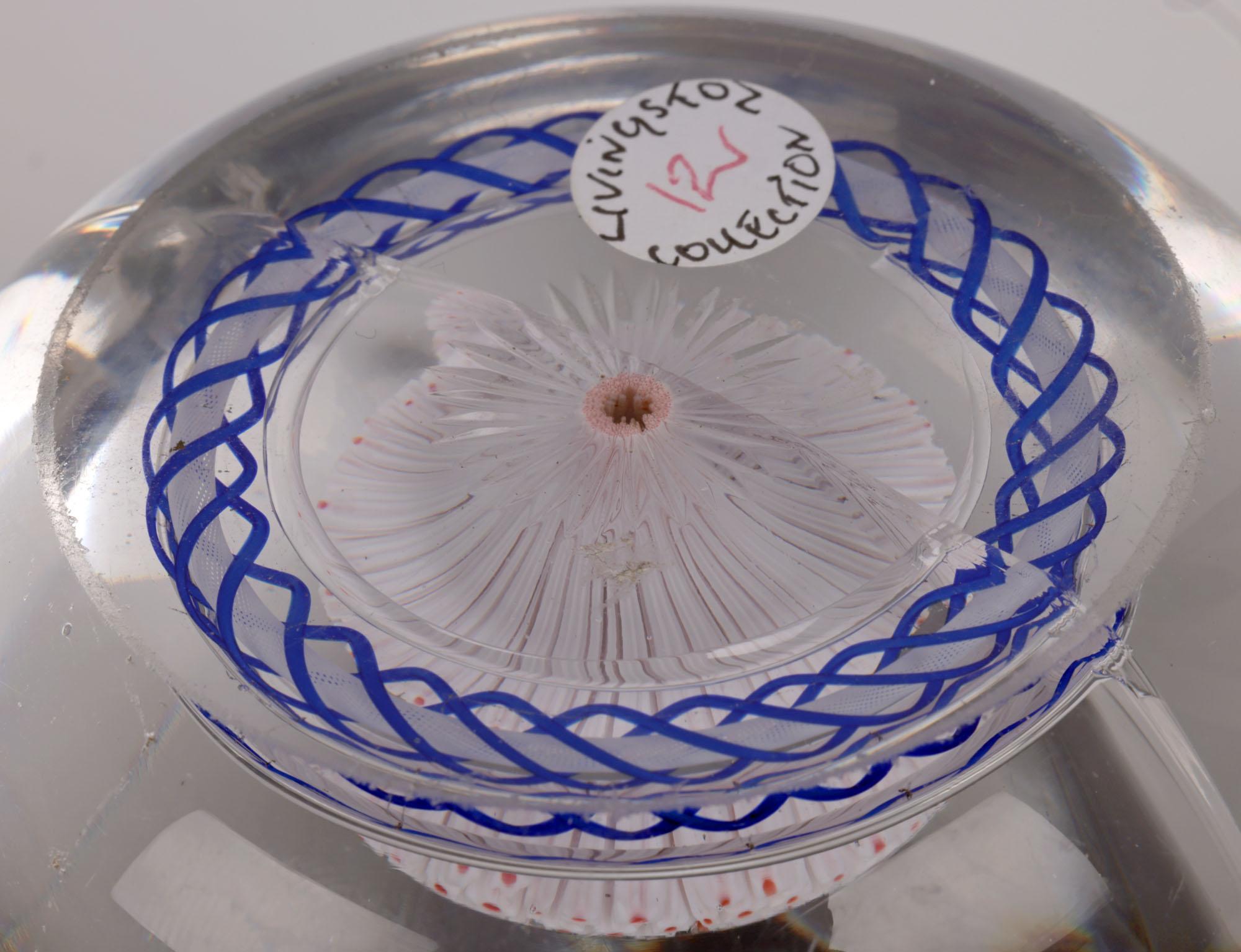 Baccarat Rare Concentric Close Pack Mushroom Glass Paperweight For Sale 6