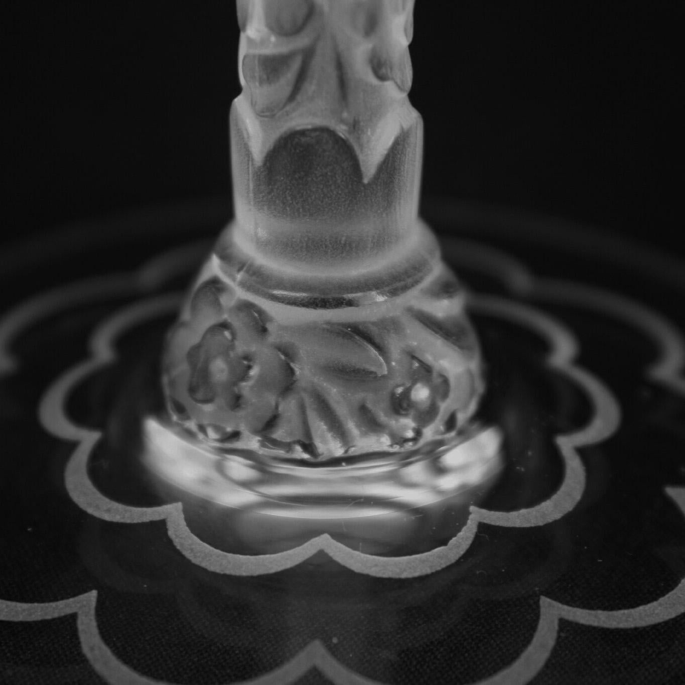 Cristallo Bicchiere da vino rosso Baccarat, servizio di cristallo Jets d'Eau di G. Chevalier Paris 1925 in vendita