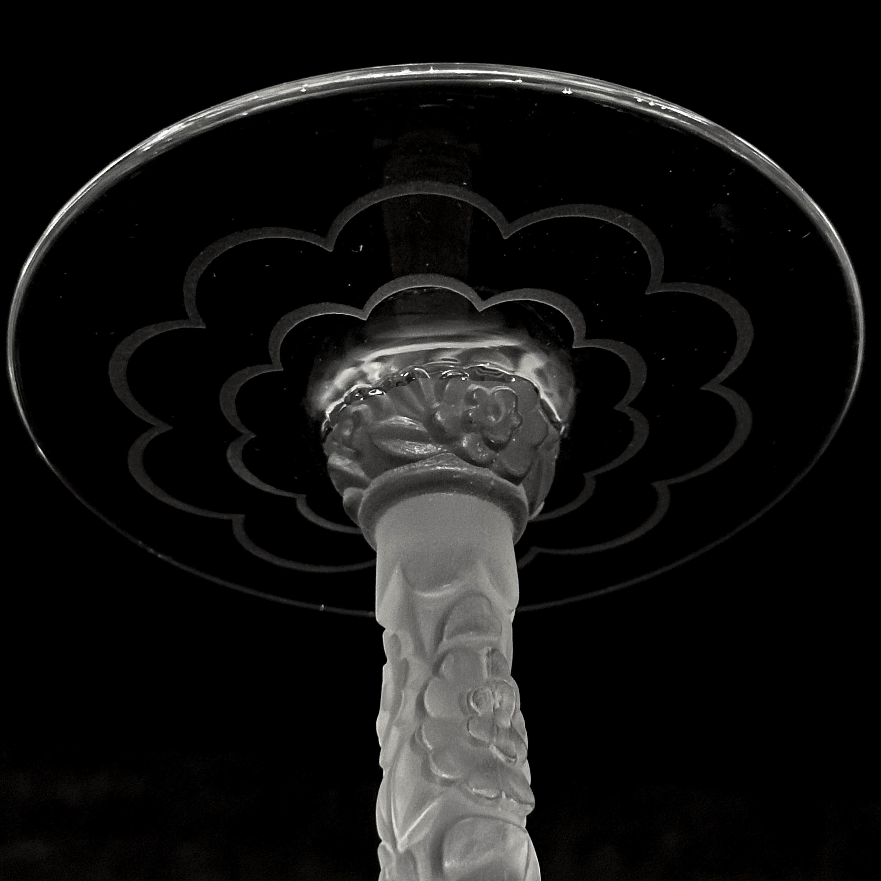 Bicchiere da vino rosso Baccarat, servizio di cristallo Jets d'Eau di G. Chevalier Paris 1925 in vendita 2