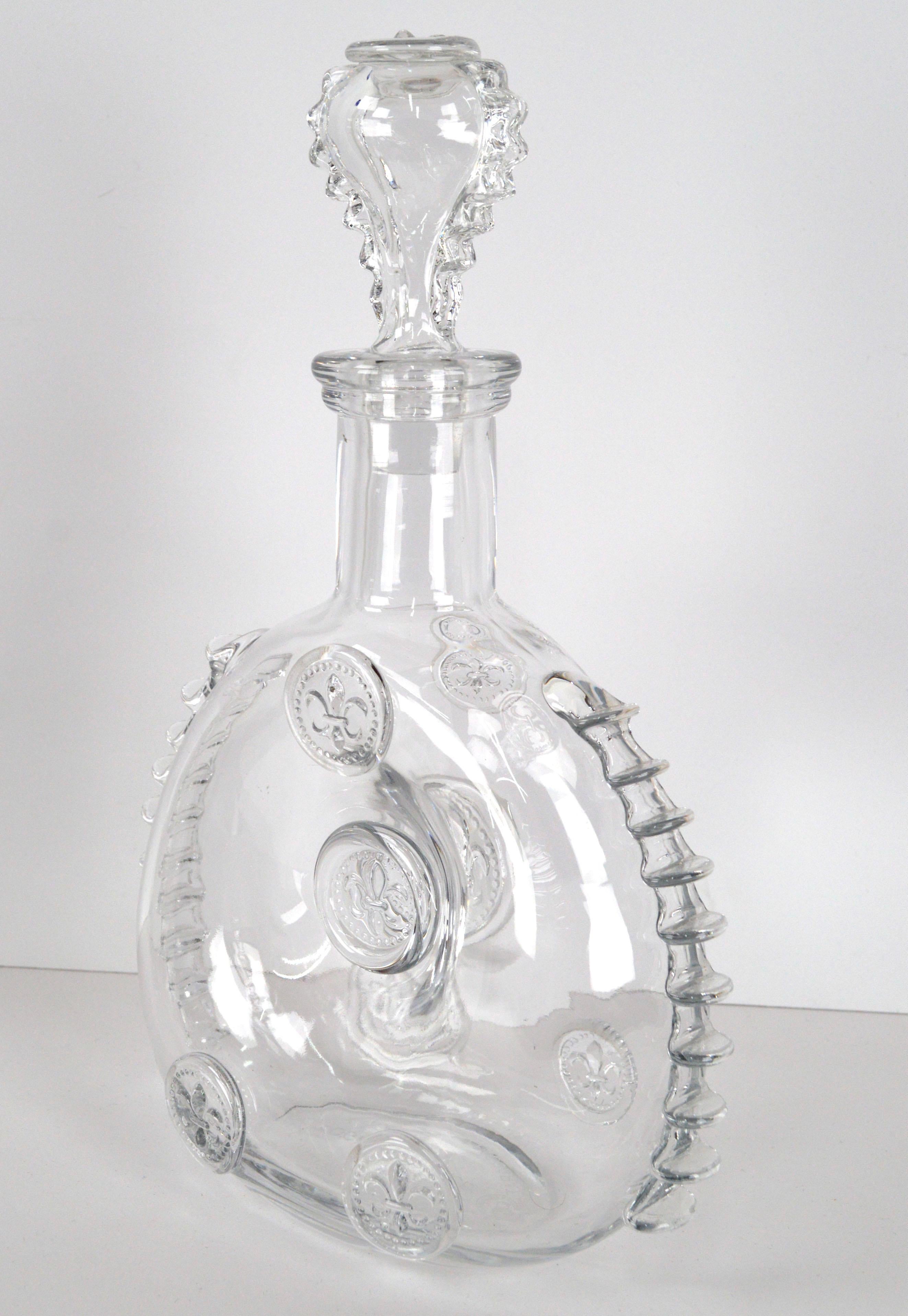 crystal cognac bottle