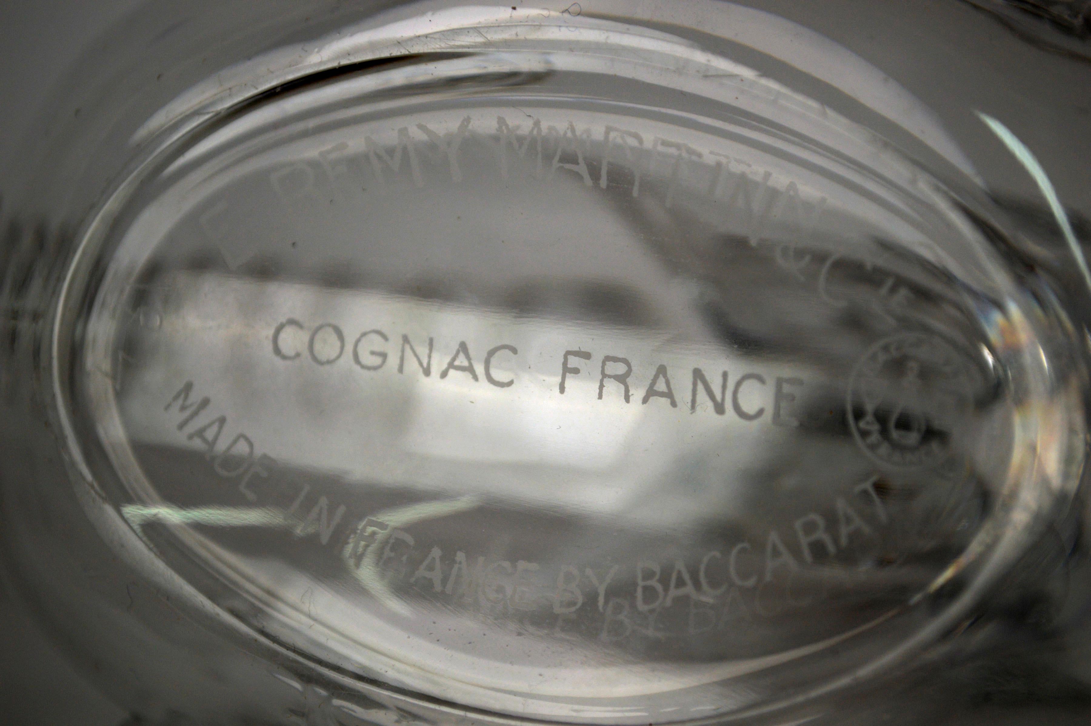 XXIe siècle et contemporain Carafe Cognac en cristal Remy Martin de Baccarat