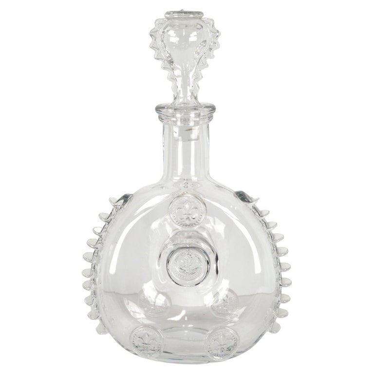 Pair of Baccarat Crystal Mid-Century Remy Martin Liquor Bottles or  Decanters For Sale at 1stDibs