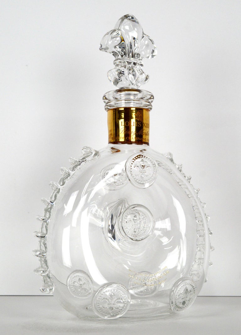remy louis xiii cognac baccarat crystal bottle