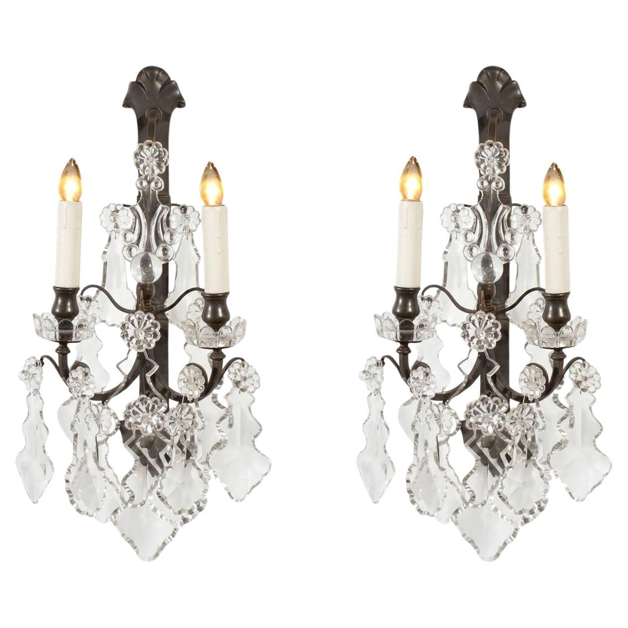 Baccarat Sconces For Sale