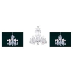 Set Baccarat 1 Zenith 24L in cristallo trasparente e 2 Zenith 12L in cristallo trasparente
