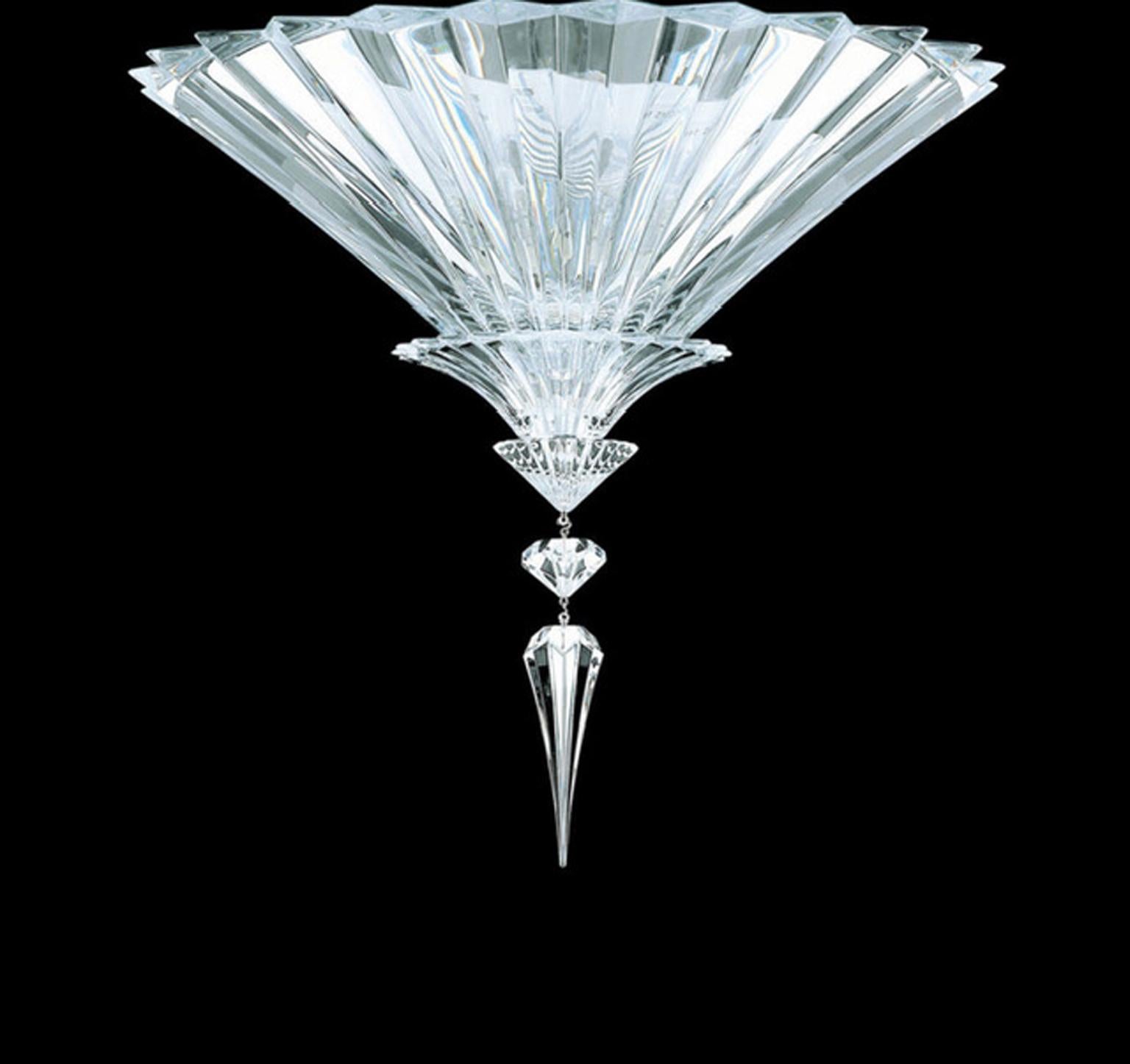 Baccarat set 3 Mille Nuits ceiling units clear crystal medium size

This is the most beautiful ceiling unit of Baccarat production.
EU wiring.