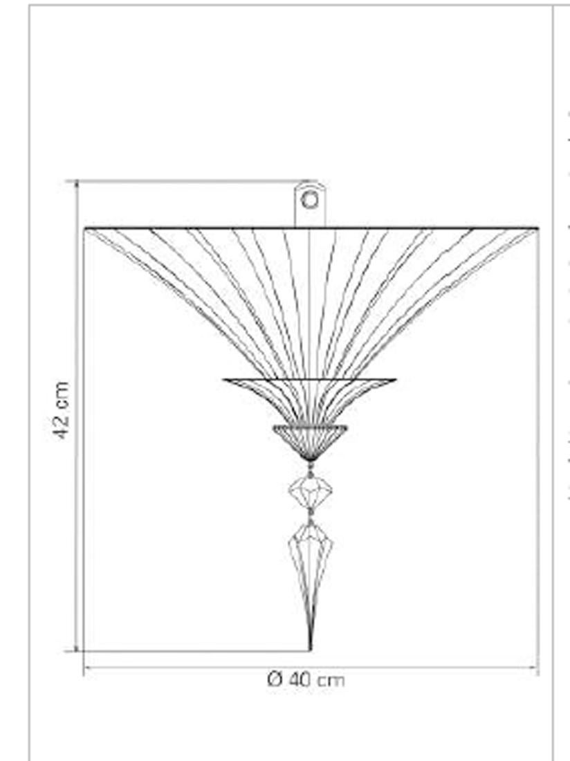 Baccarat Set 3 Mille Nuits Ceiling Units Clear Crystal Medium Size In New Condition For Sale In Brescia, IT