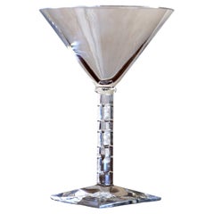 Baccarat Set of 6 Cube Martini Glasses