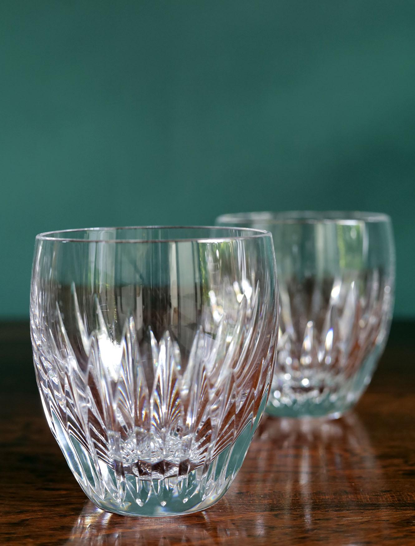 Crystal Baccarat Set of 6 Tumbler Glasses